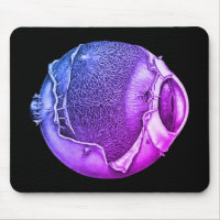 Weird Eyeball Modern Vintage Drawing | Purple