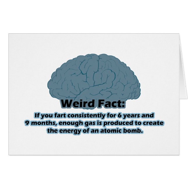 Weird Fact - Atomic Fart (Front Horizontal)