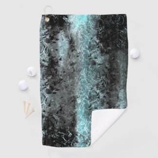 Weird fibrous texture in light blue golf towel