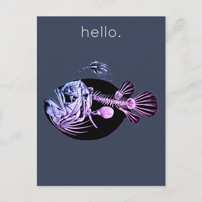 Weird Fish Postcard (Front)