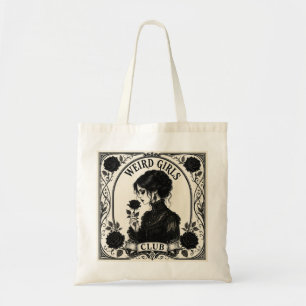 Weird Girls Club Gothic Art Nouveau Tote Bag