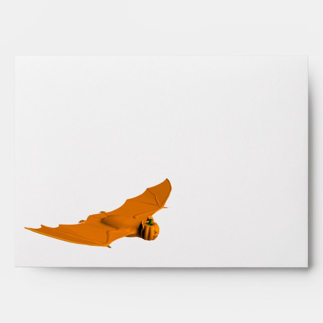 Weird Halloween Bat Envelopes (Front)