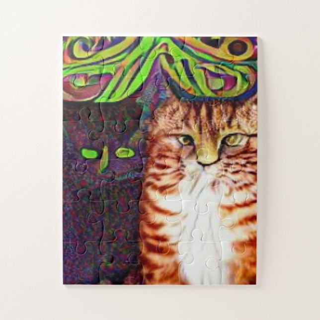 weird kool katz jigsaw puzzle (Vertical)