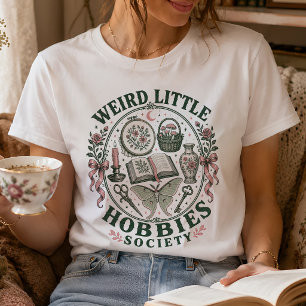 Weird Little Hobbies Society Cosy Cottagecore Club T-Shirt