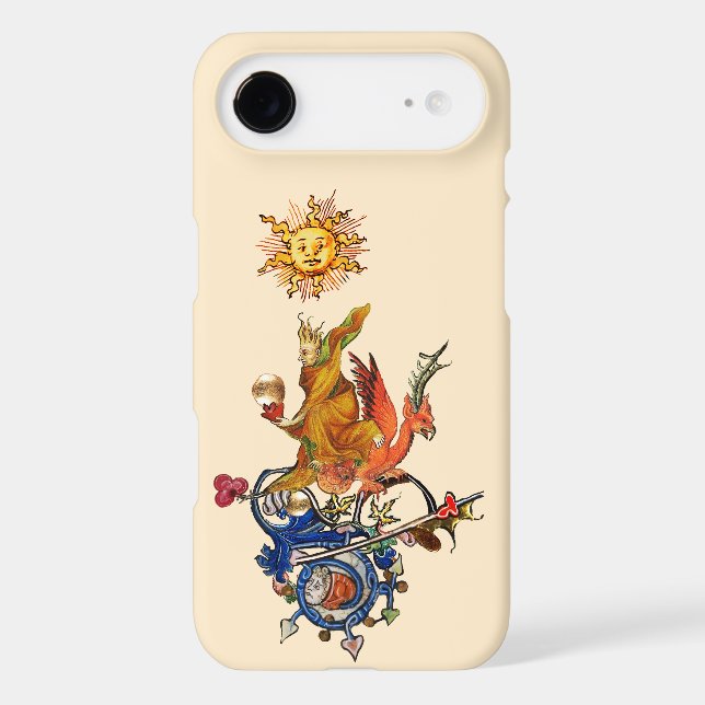 WEIRD MEDIEVAL BESTIARY,ALCHEMIST,RED DRAGON ,SUN  (Back)