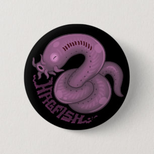 WEIRD NATURE: The Hagfish 6 Cm Round Badge