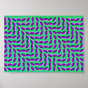 WEIRD OPTICAL ILLUSION looks like it's MOVING Poster