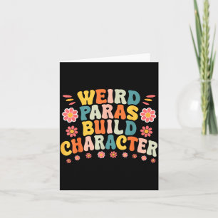 Weird Paras Build Characters Funny Para Profession Card