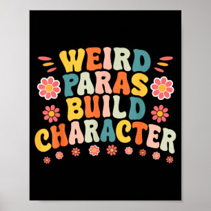 Weird Paras Build Characters Funny Para Profession Poster