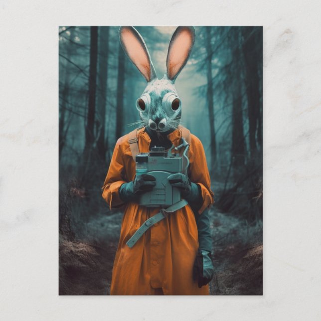 Weird Rabbit Postcard (Front)