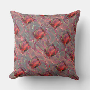 Weird rapport satin tone, peach or living coral Cushion