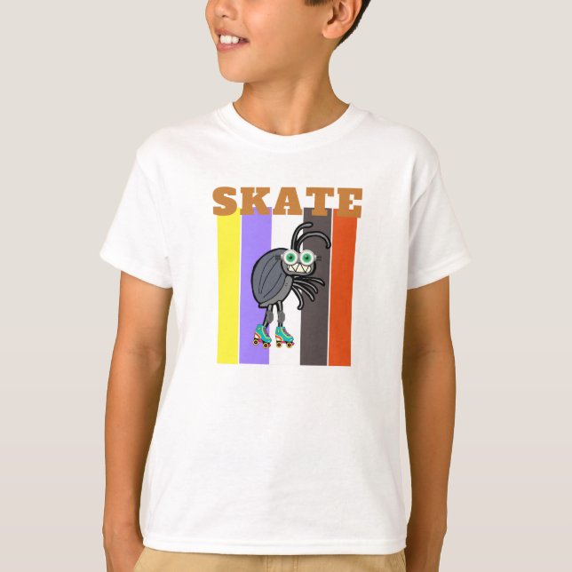 Weird Skating Bug T-Shirt (Front)