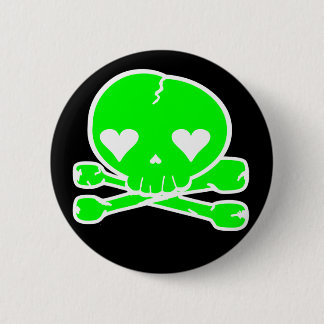 Weird Skull Goth Kawaii Style 6 Cm Round Badge