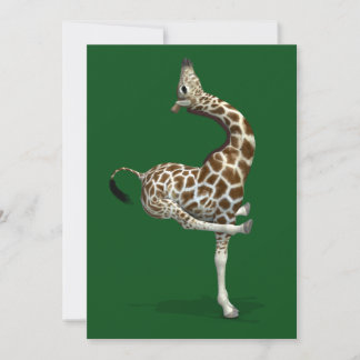 Weird Sportive Giraffe