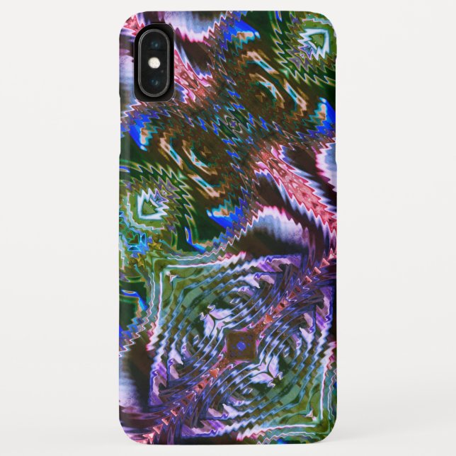 Weird 'stick design' formed from zigzag Case-Mate iPhone case (Back)