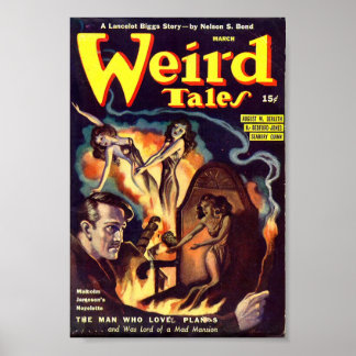 Weird Tales Comic Poster March