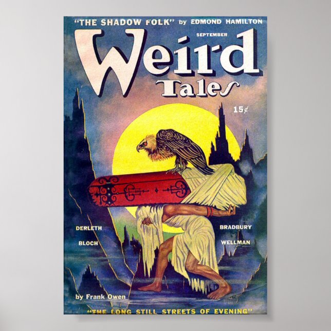 Weird Tales Comic Poster September1 (Front)
