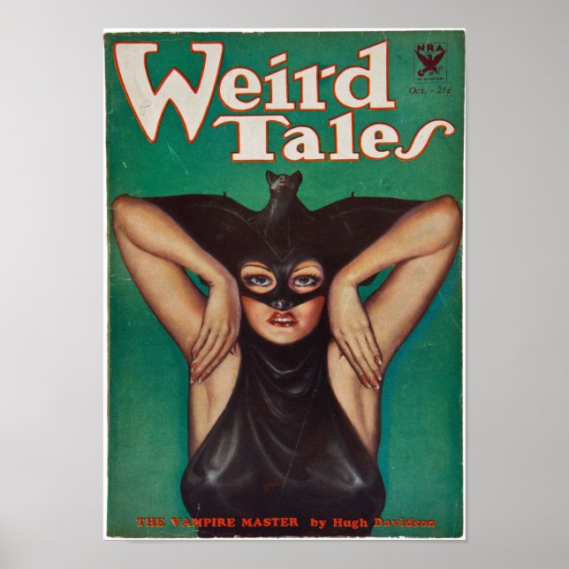 Weird Tales -- The Vampire Master Poster (Front)