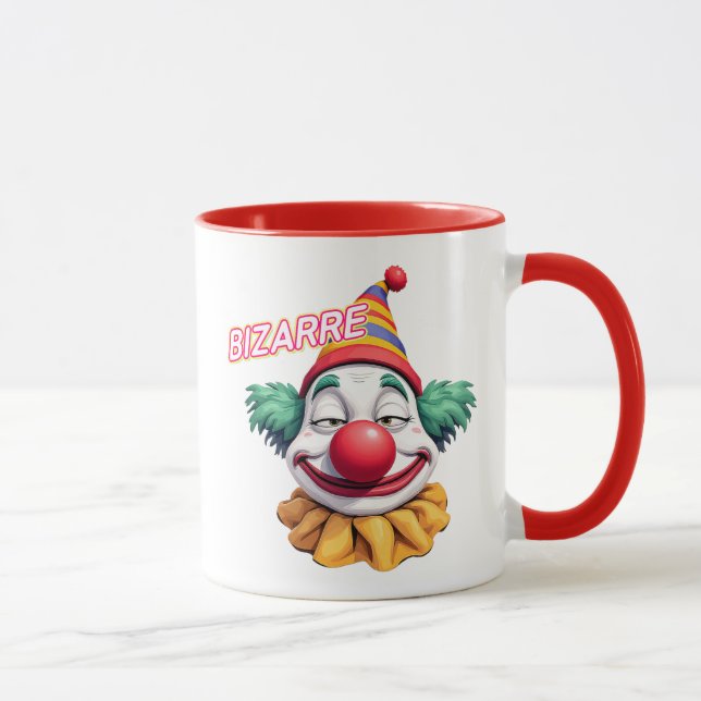 Weird the clown with his funny head. mug (Right)