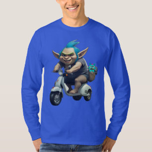 Weird Troll on a Scooter T-Shirt