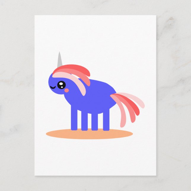 Weird Unicorn Postcard (Front)