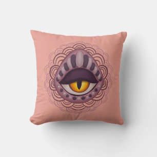Weird Whimsical Spooky Eye Cushion
