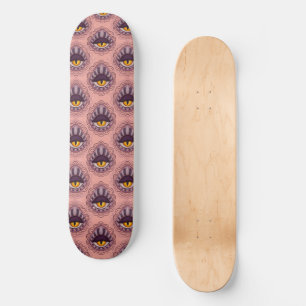 Weird Whimsical Spooky Eye Skateboard