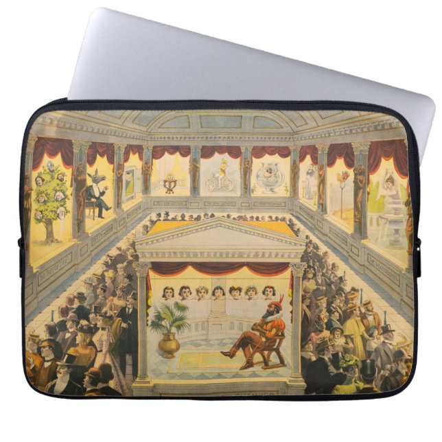 Weird & Wonderful Supernatural Illusions In Hall Laptop Sleeve (Front)