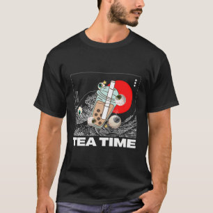 Weirdcore Aesthetic Eyeballs Boba Tea Bubble T-Shirt