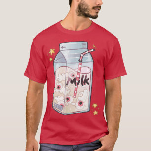 Weirdcore Aesthetic Eyes Japanese Milk Carton Eyeb T-Shirt