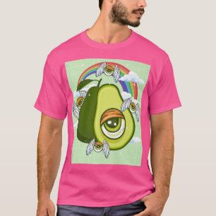 Weirdcore Aesthetic Kawaii Avocado Eye Winged Eyeb T-Shirt
