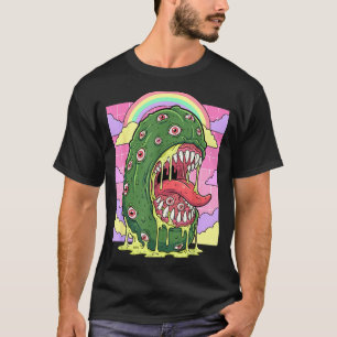 Weirdcore aesthetic kawaii pickle eyeballs T-Shirt