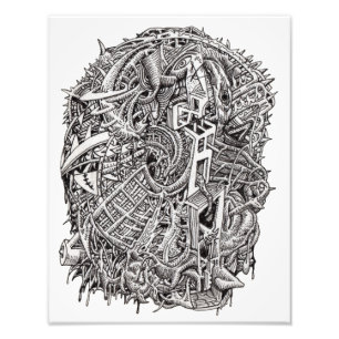 Weirdhead, by Brian Benson, photo print