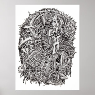 Weirdhead, by Brian Benson, poster