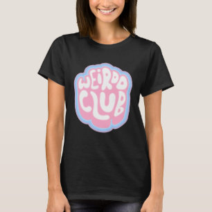 Weirdo Club 70s Vintage Retro Outline Team Weird G T-Shirt