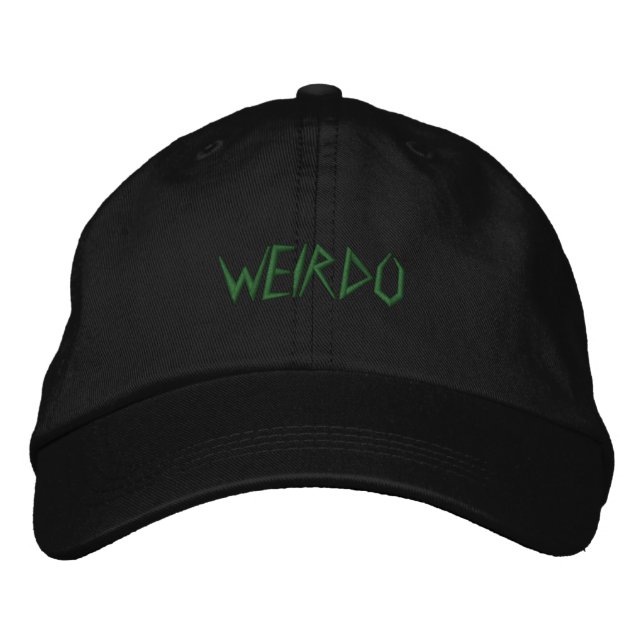 WEIRDO EMBROIDERED HAT (Front)