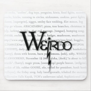 weirdo mousepad