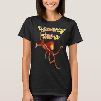 Weirdo Octopus on a Tropical Vacation T-Shirt