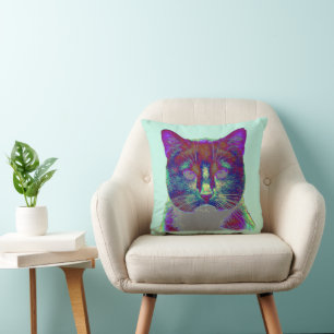 Weirdy Cat Cushion