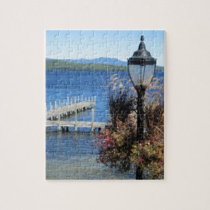 Weirs Beach Dock Jigsaw Puzzle