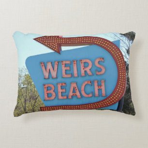 Weirs Beach Lake Winnipesaukee NH Decorative Cushion
