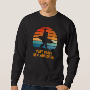 Weirs Beach  New Hampshire Sasquatch Souvenir Sweatshirt