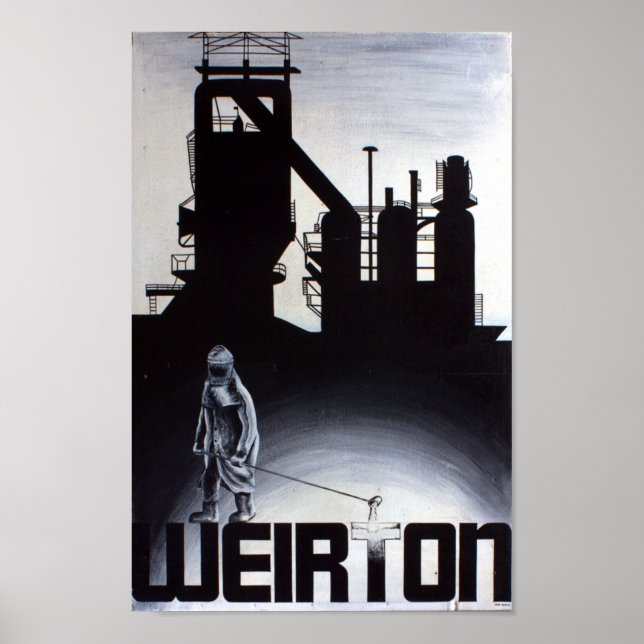 Weirton Steel Mill Blast Furnace Poster (Front)