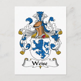 Weise Family Crest Postcard