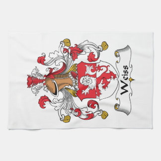 Weiss Family Crest Tea Towel