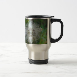 Weisse, zarte Wildblume Travel Mug