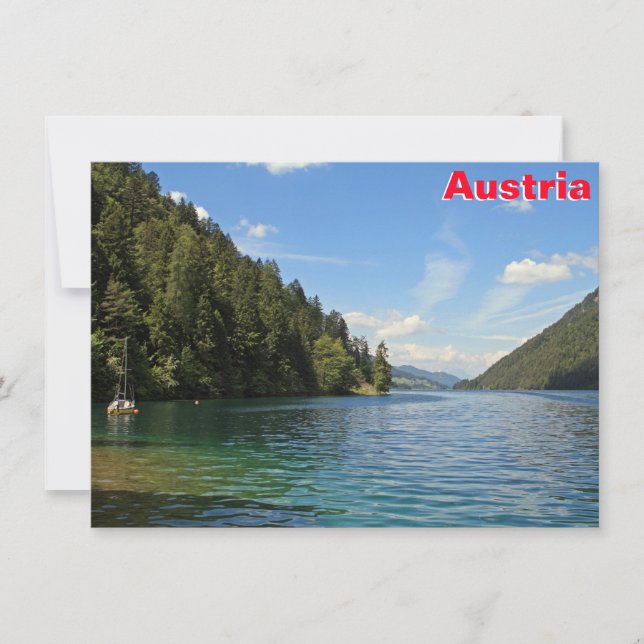 Weissensee, Austria card (Front)