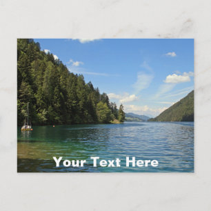 Weissensee, Austria customizable Postcard