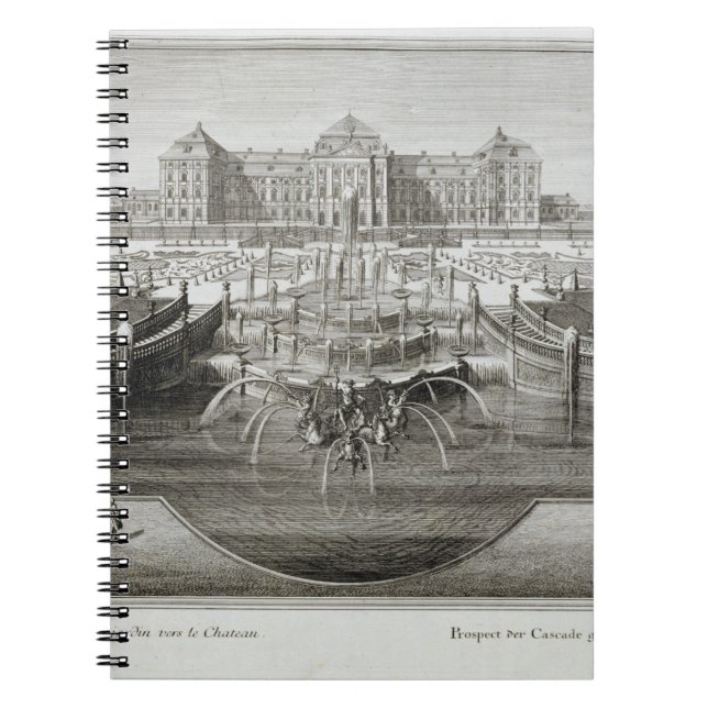 Weissenstein, view towards the castle from the Bar Spiral Notebook (Front)