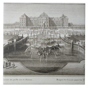 Weissenstein, view towards the castle from the Bar Tile